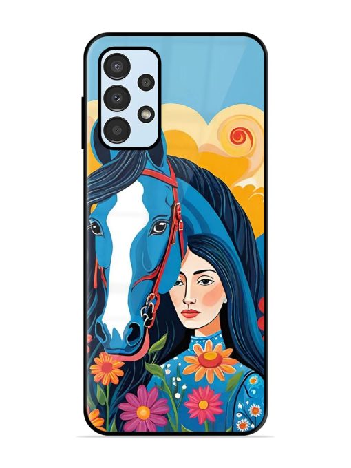 Equine Enchantment Glossy Soft Edge Case for Samsung Galaxy A23 Chachhi