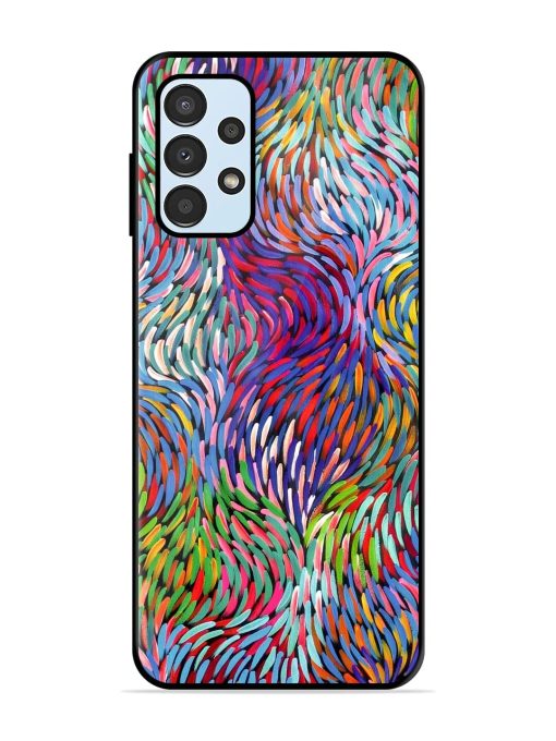 Vibrant Waves Glossy Soft Edge Case for Samsung Galaxy A23 Chachhi