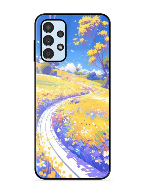 Vibrant Spring Meadow Glossy Soft Edge Case for Samsung Galaxy A23 Chachhi