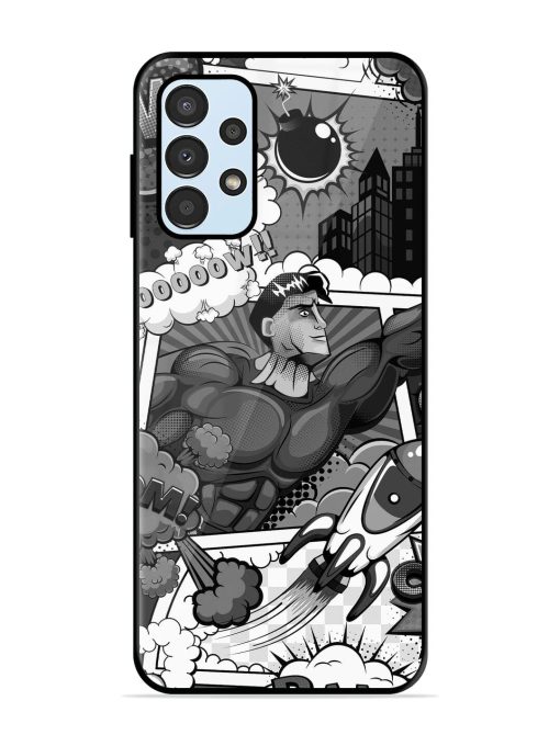 Comic Book Chaos Glossy Soft Edge Case for Samsung Galaxy A23 Chachhi