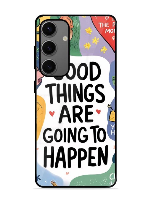 Uplifting Scribbles Glossy Soft Edge Case for Samsung Galaxy A25 (5G) Chachhi