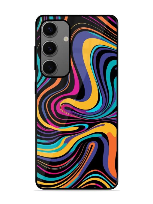 Psychedelic Swirl Glossy Soft Edge Case for Samsung Galaxy A25 (5G) Chachhi