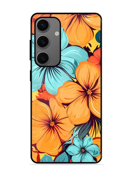 Tropical Bloom Glossy Soft Edge Case for Samsung Galaxy A25 (5G) Chachhi