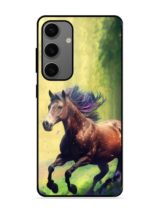 Enchanted Gallop Glossy Soft Edge Case for Samsung Galaxy A25 (5G) Chachhi