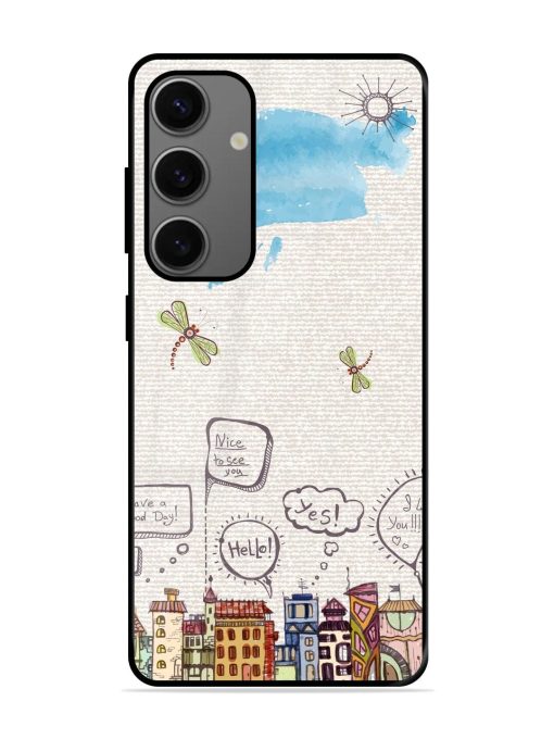 Doodle City Glossy Soft Edge Case for Samsung Galaxy A25 (5G) Chachhi