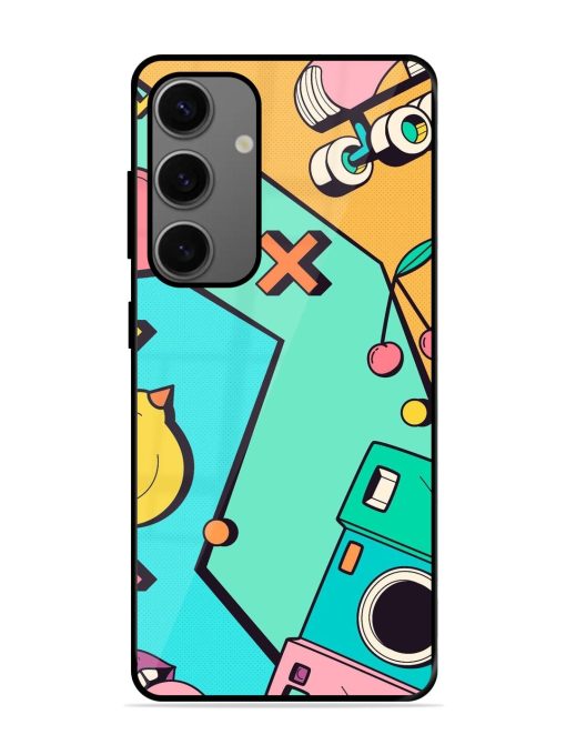 Retro Remix Glossy Soft Edge Case for Samsung Galaxy A25 (5G) Chachhi