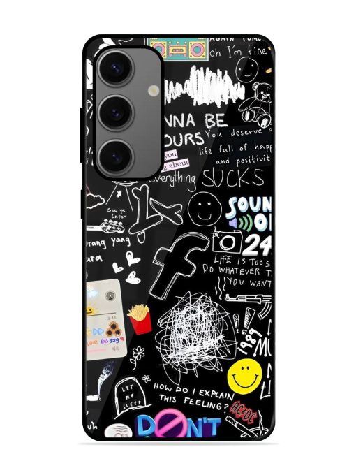 Doodle Diary Glossy Soft Edge Case for Samsung Galaxy A25 (5G) Chachhi