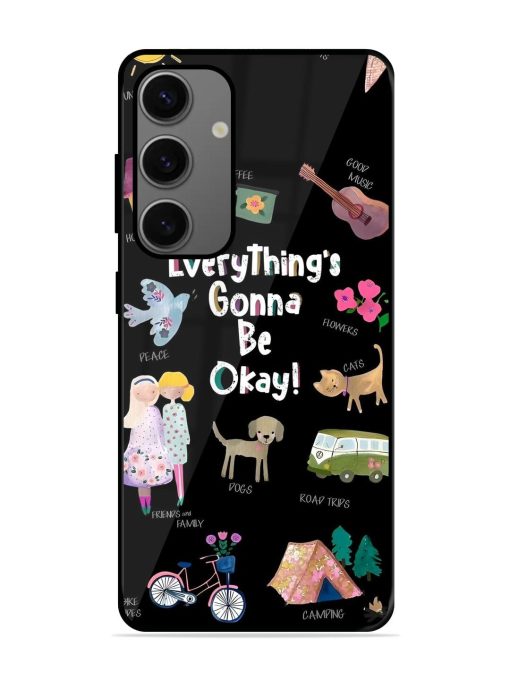 Everything'S Gonna Be Okay Glossy Soft Edge Case for Samsung Galaxy A25 (5G) Chachhi