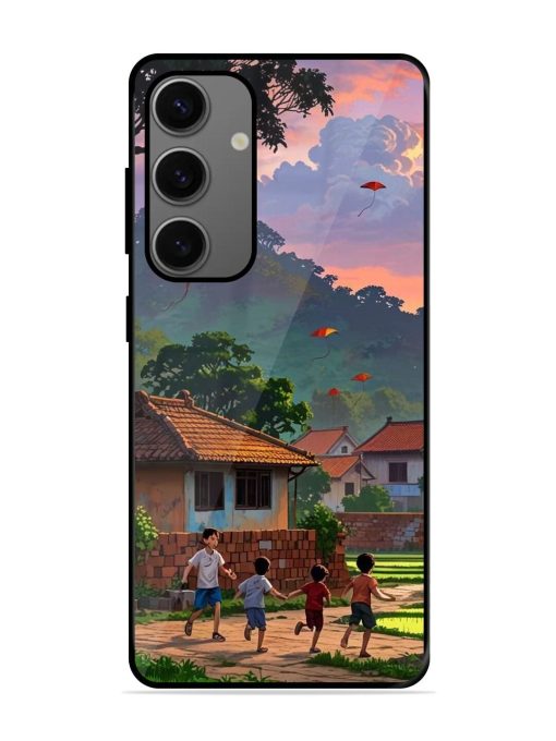 Sunset Play Glossy Soft Edge Case for Samsung Galaxy A25 (5G) Chachhi