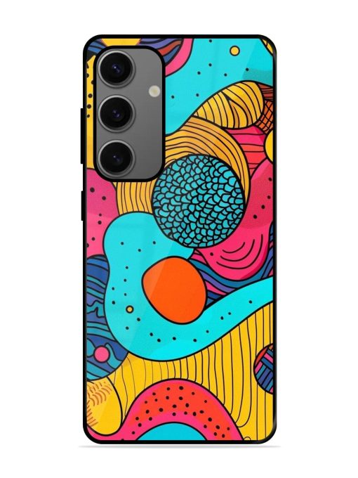 Psychedelic Patterns Glossy Soft Edge Case for Samsung Galaxy A25 (5G) Chachhi