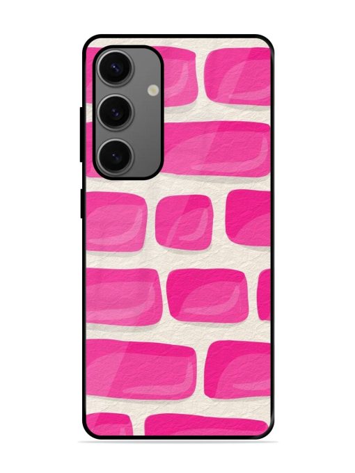 Pink Brick Wall Glossy Soft Edge Case for Samsung Galaxy A25 (5G) Chachhi