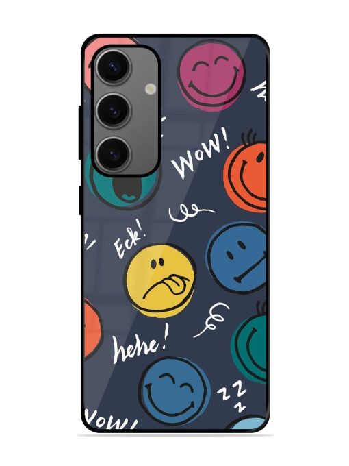 Emoticon Parade Glossy Soft Edge Case for Samsung Galaxy A25 (5G) Chachhi