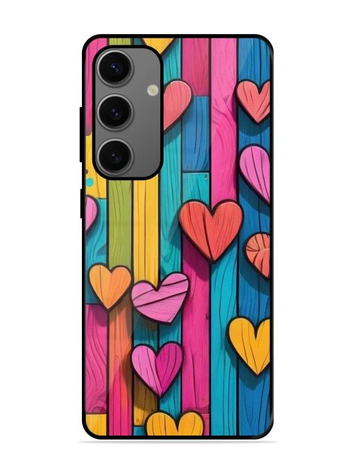 Rainbow Of Hearts Glossy Soft Edge Case for Samsung Galaxy A25 (5G) Chachhi