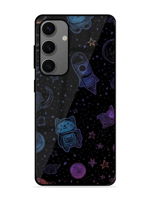 Cosmic Cat Chaos Glossy Soft Edge Case for Samsung Galaxy A25 (5G)