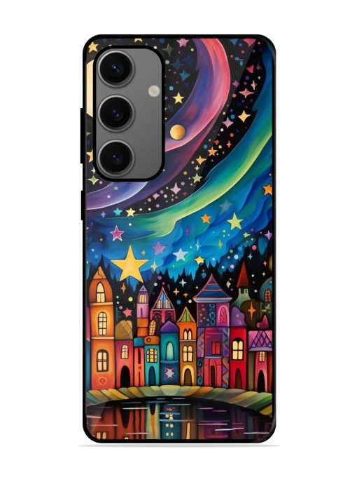 Starlit Village Glossy Soft Edge Case for Samsung Galaxy A25 (5G) Chachhi