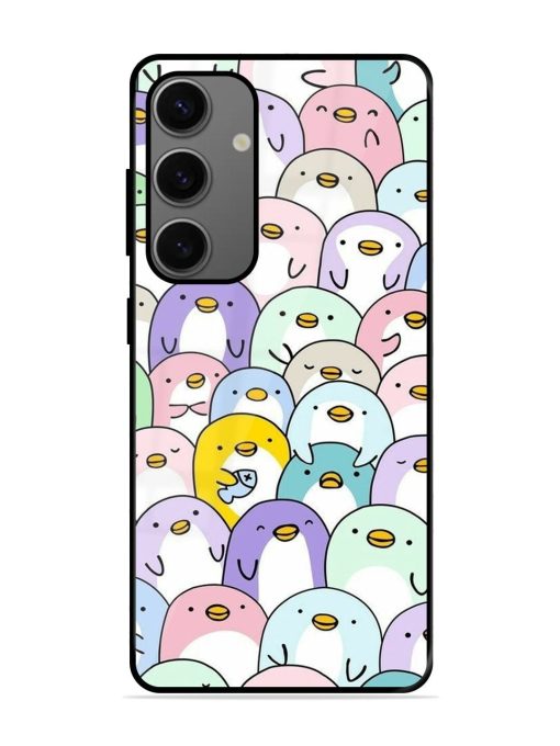 Penguin Party Glossy Soft Edge Case for Samsung Galaxy A25 (5G) Chachhi