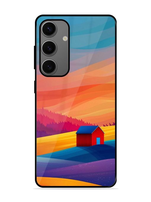 Sunset Solitude Glossy Soft Edge Case for Samsung Galaxy A25 (5G) Chachhi