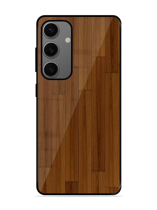 Warm Woodgrain Glossy Soft Edge Case for Samsung Galaxy A25 (5G) Chachhi