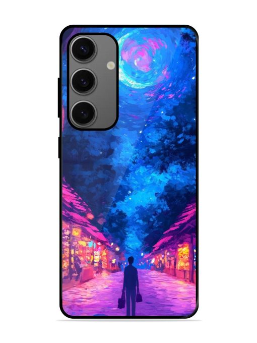 Neon Nightscape Glossy Soft Edge Case for Samsung Galaxy A25 (5G) Chachhi