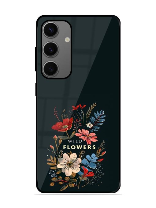 Dark Floral Glossy Soft Edge Case for Samsung Galaxy A25 (5G) Chachhi