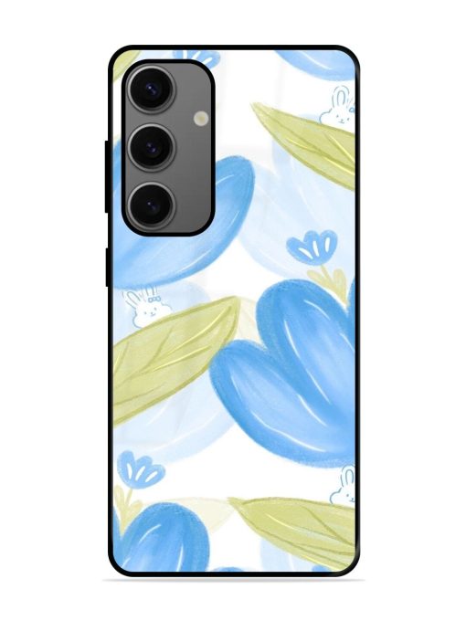 Bunny'S Blue Garden Glossy Soft Edge Case for Samsung Galaxy A25 (5G) Chachhi