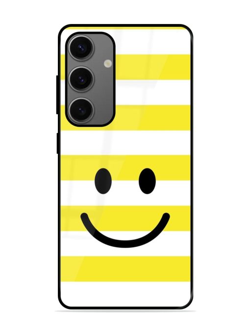 Smiling Stripes Glossy Soft Edge Case for Samsung Galaxy A25 (5G) Chachhi