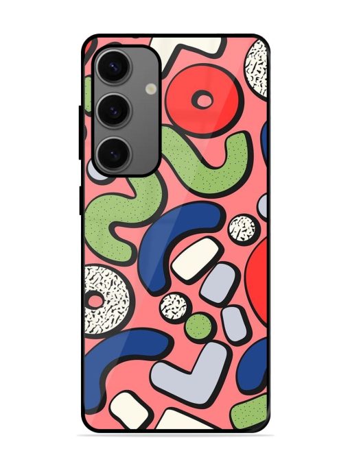 Groovy Geometric Shapes Glossy Soft Edge Case for Samsung Galaxy A25 (5G) Chachhi