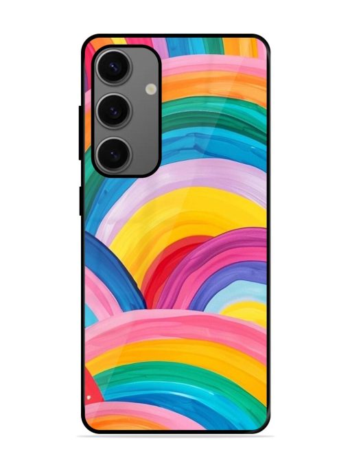 Rainbow Cascade Glossy Soft Edge Case for Samsung Galaxy A25 (5G) Chachhi