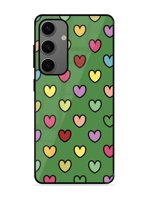 Rainbow Heart Parade Glossy Soft Edge Case for Samsung Galaxy A25 (5G) Chachhi