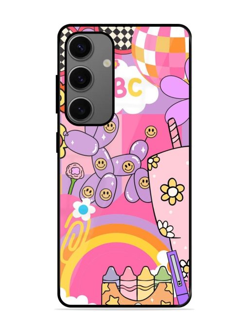 Whimsical Y2K Chaos Glossy Soft Edge Case for Samsung Galaxy A25 (5G) Chachhi