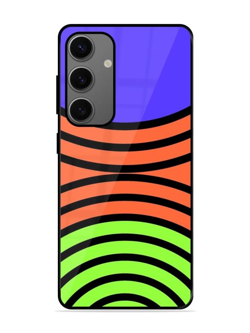 Psychedelic Stripe Symphony Glossy Soft Edge Case for Samsung Galaxy A25 (5G) Chachhi