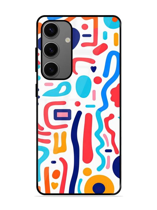 Whimsical Doodle Chaos Glossy Soft Edge Case for Samsung Galaxy A25 (5G) Chachhi