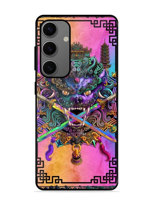 Psychedelic Fu Dog Tapestry Glossy Soft Edge Case for Samsung Galaxy A25 (5G) Chachhi