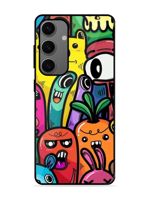 Whimsical Doodle Chaos Glossy Soft Edge Case for Samsung Galaxy A25 (5G) Chachhi