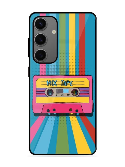 Retro Cassette Tapes Glossy Soft Edge Case for Samsung Galaxy A25 (5G) Chachhi