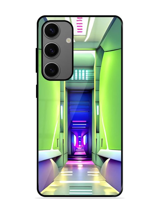 Neon Corridor Glossy Soft Edge Case for Samsung Galaxy A25 (5G) Chachhi