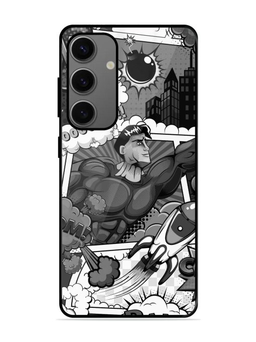 Comic Book Chaos Glossy Soft Edge Case for Samsung Galaxy A25 (5G) Chachhi