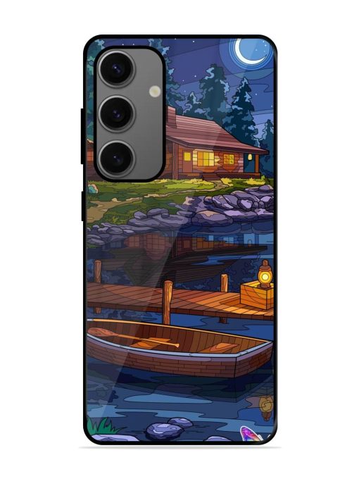 Moonlit Serenity Glossy Soft Edge Case for Samsung Galaxy A25 (5G) Chachhi