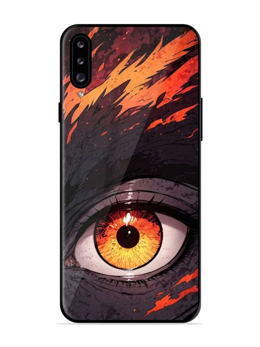 Inferno Gaze Glossy Soft Edge Case for Samsung Galaxy A30S Chachhi