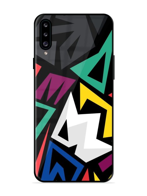 Chaotic Geometry Glossy Soft Edge Case for Samsung Galaxy A30S Chachhi