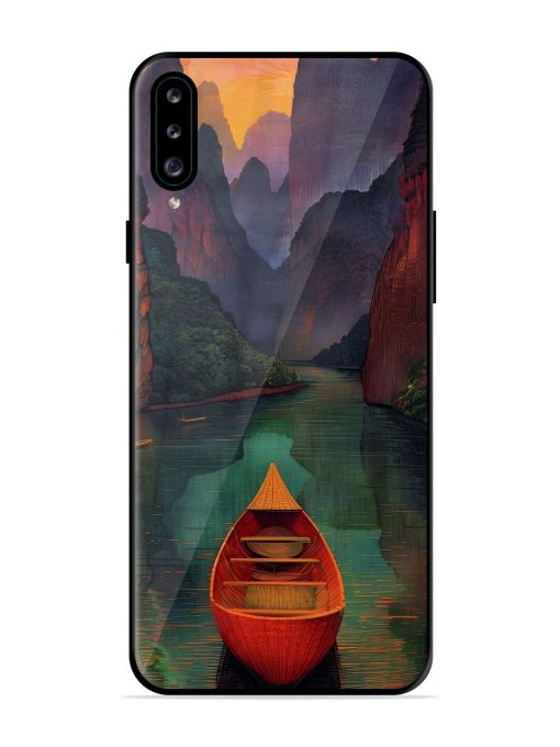 Serene Passage Glossy Soft Edge Case for Samsung Galaxy A30S Chachhi