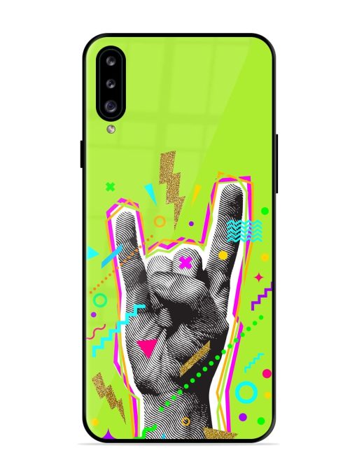 Neon Rock Glossy Soft Edge Case for Samsung Galaxy A30S Chachhi