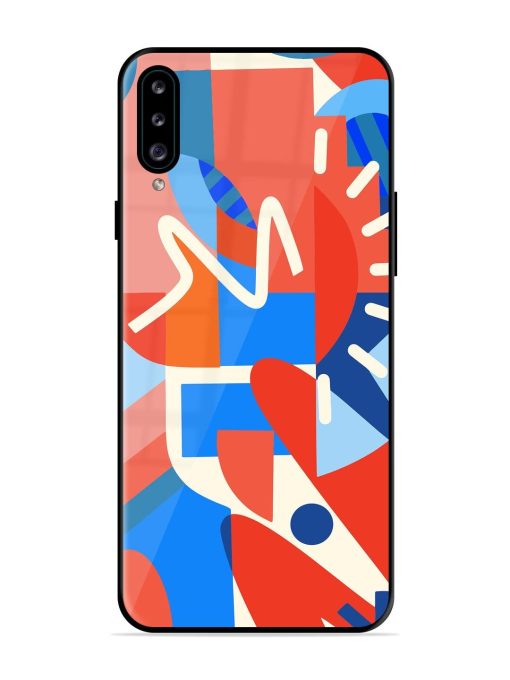 Abstract Harmony Glossy Soft Edge Case for Samsung Galaxy A30S Chachhi