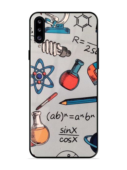 Science Doodle Glossy Soft Edge Case for Samsung Galaxy A30S Chachhi