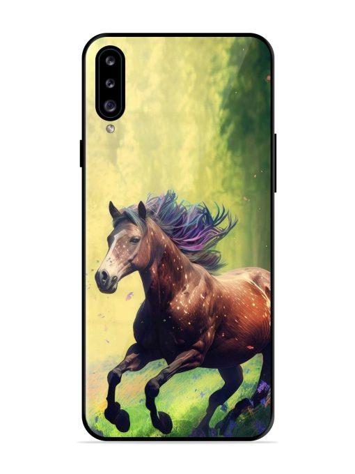 Enchanted Gallop Glossy Soft Edge Case for Samsung Galaxy A30S Chachhi