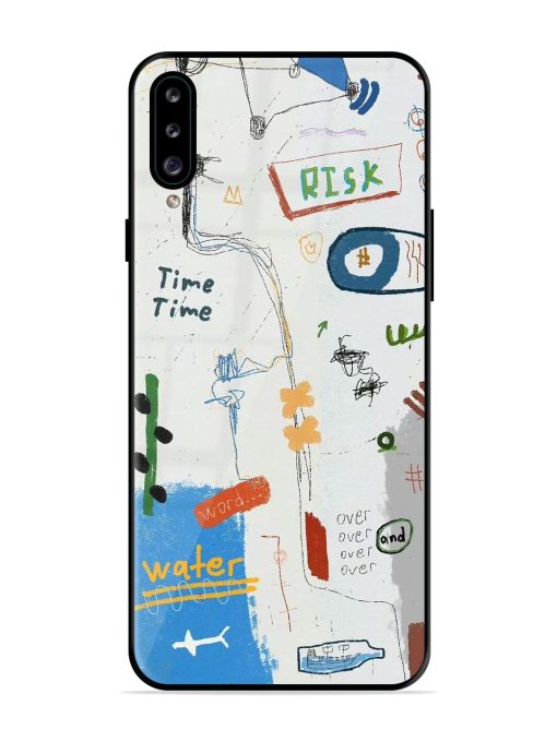 Mind Map Madness Glossy Soft Edge Case for Samsung Galaxy A30S Chachhi