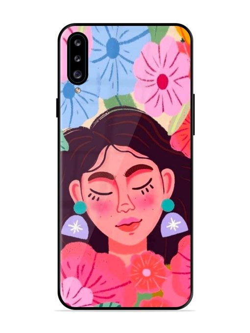 Blooming Serenity Glossy Soft Edge Case for Samsung Galaxy A30S Chachhi