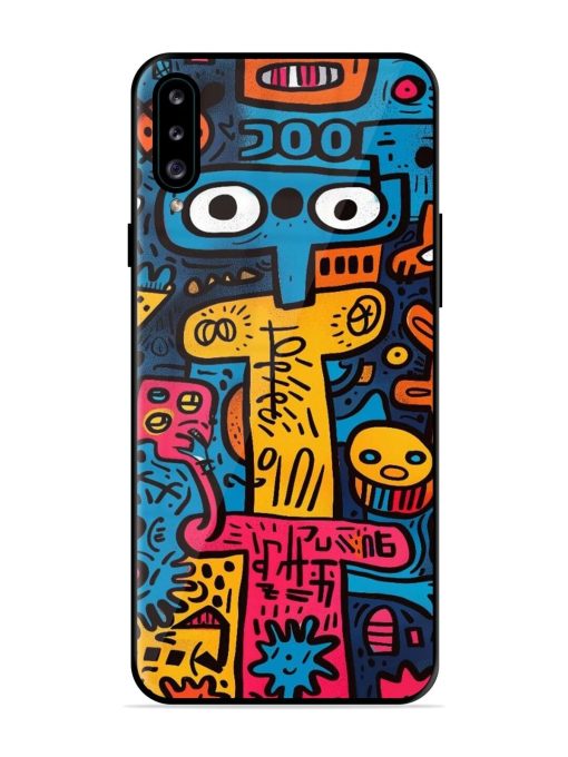 Doodletopia Glossy Soft Edge Case for Samsung Galaxy A30S Chachhi