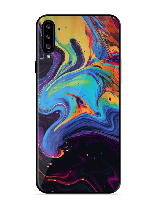 Liquid Dreamscape Glossy Soft Edge Case for Samsung Galaxy A30S Chachhi