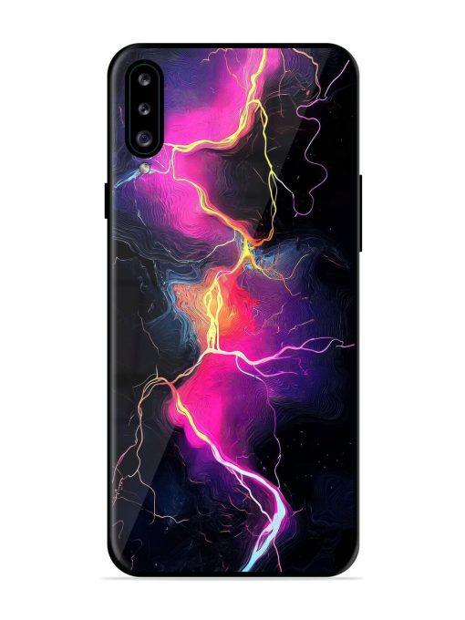 Electric Dreams Glossy Soft Edge Case for Samsung Galaxy A30S Chachhi